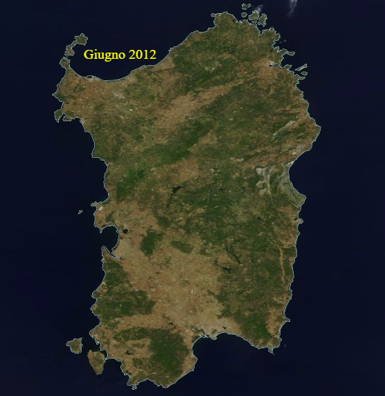 sardegna immagini satellite 2012