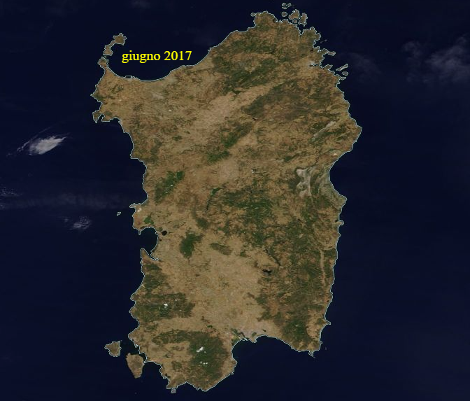 sardegna immagini satellite 2017