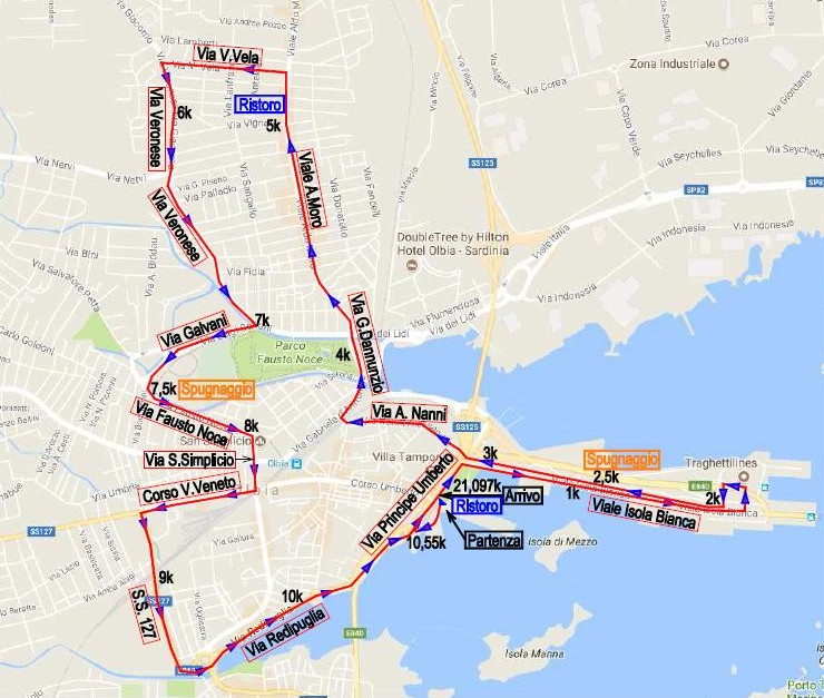 mappa maratona