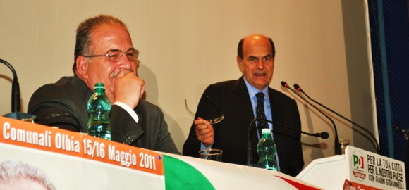 Bersani a Olbia per Gianni Giovannelli: 