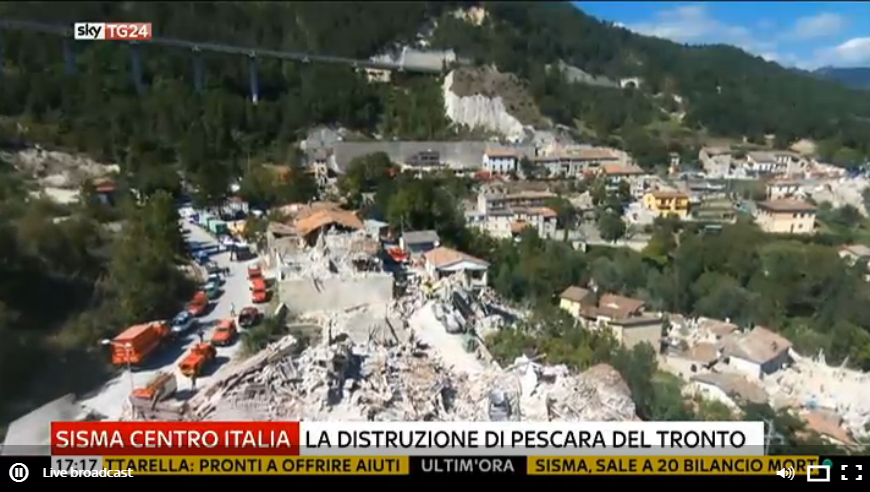 Terremoto in Centro Italia: solidarietà dai Comuni Galluresi