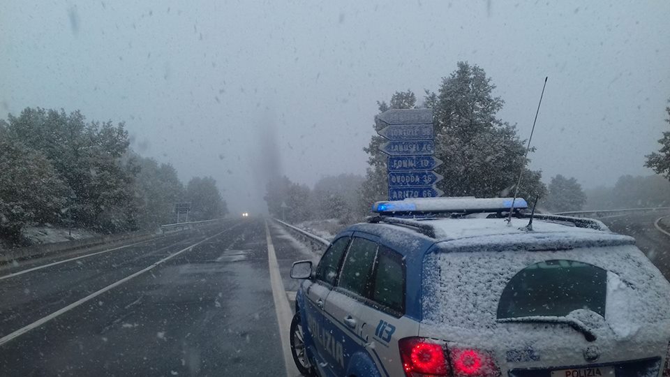 Sardegna: è arrivata la neve!