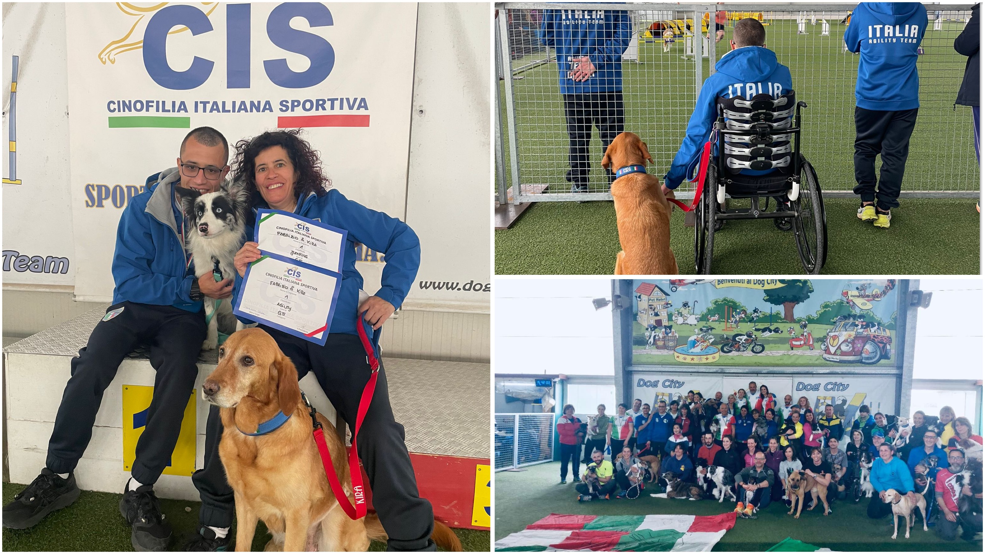 Olbia, Fabrizio Pinna e la cagnolina Kira sono campioni nazionali e volano al Mondiale