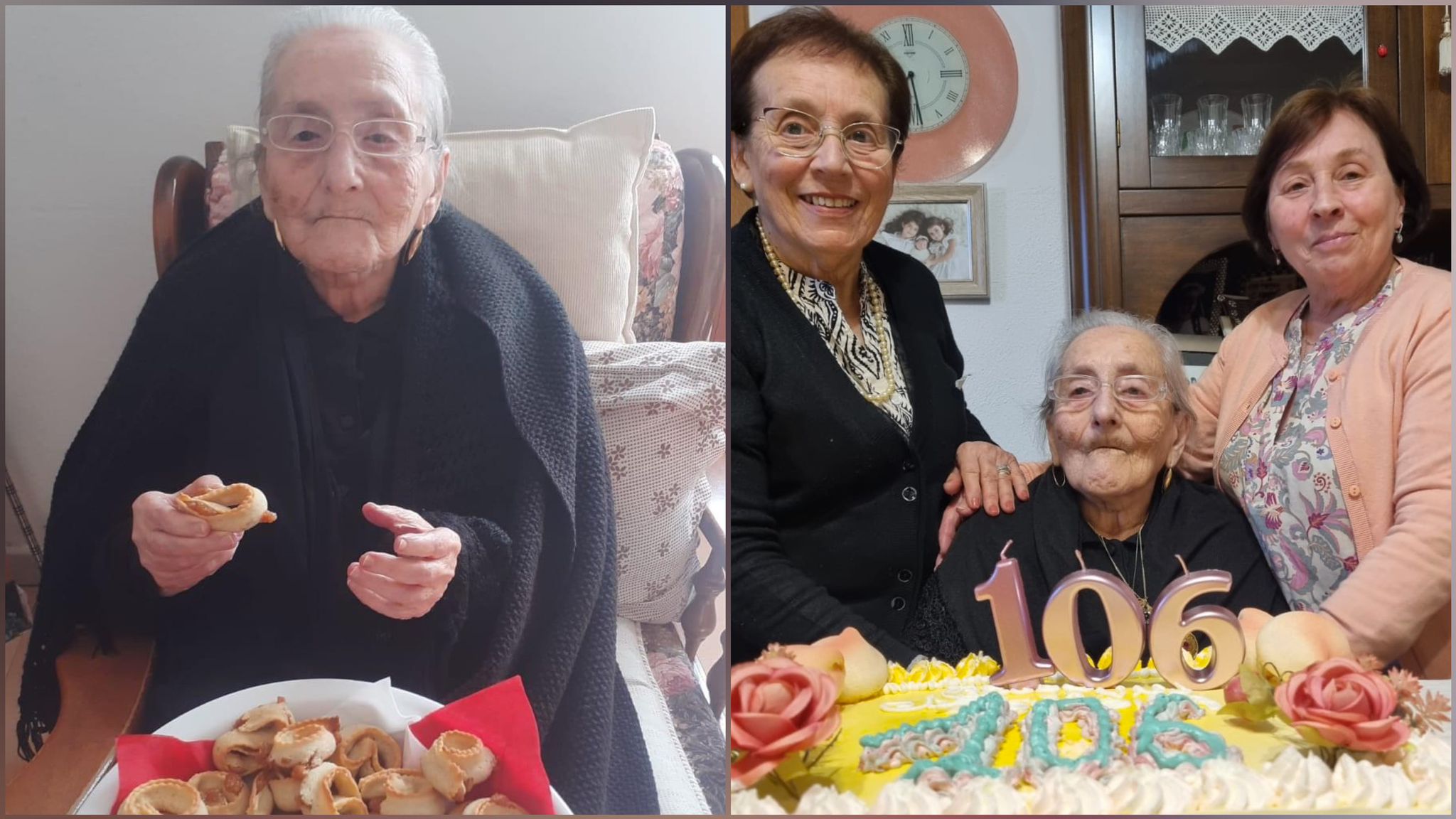 Olbia: Tomasina Ruiu compie 106 anni