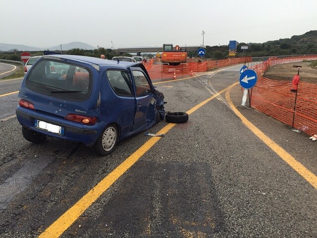 incidente olbia sassari