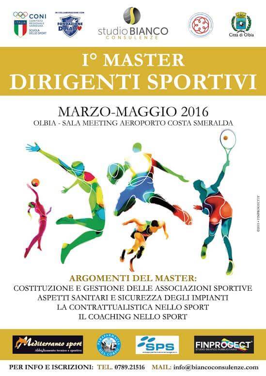 locandina master dirigenti sportivi