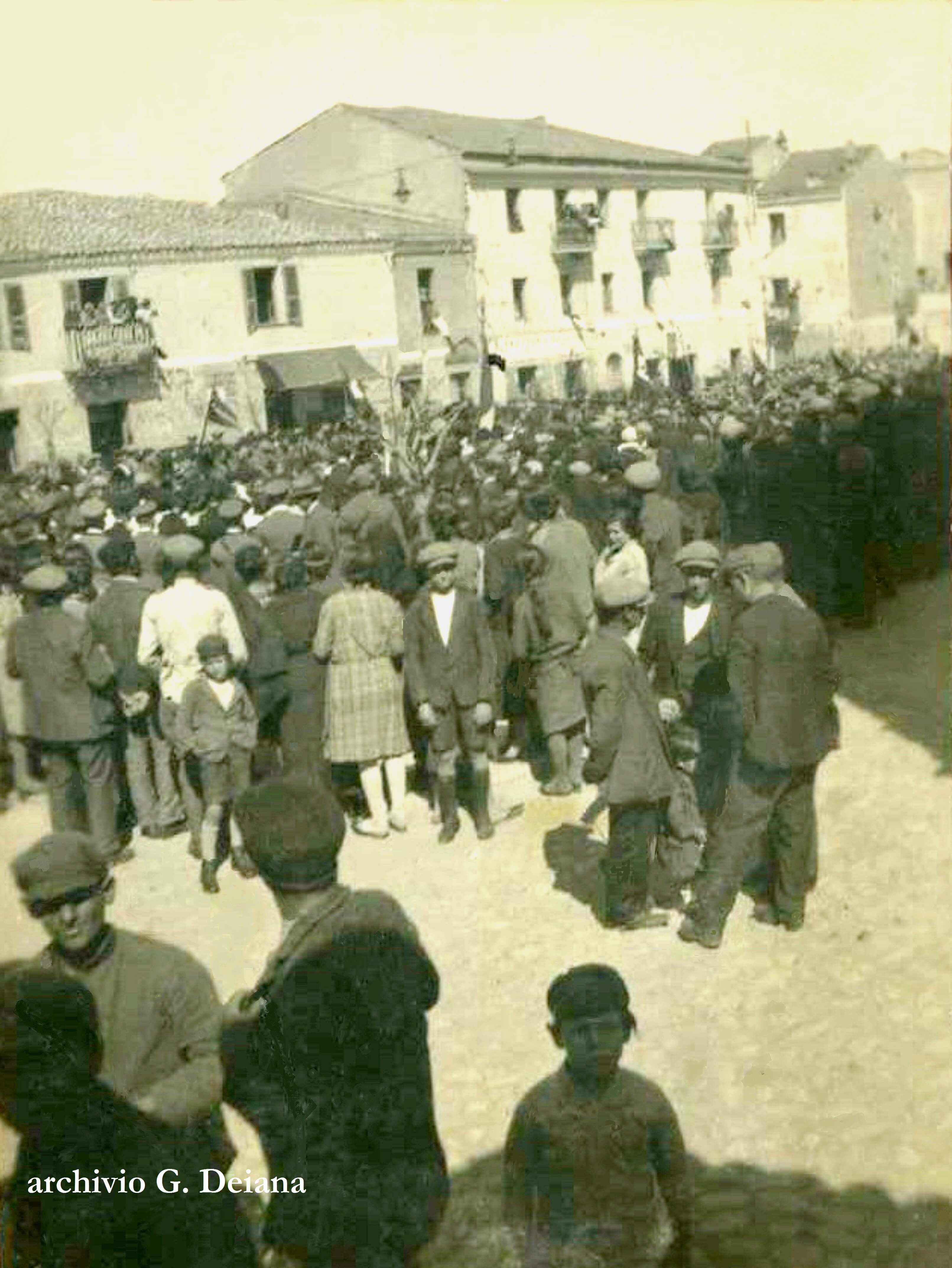 manifestazione in piazza