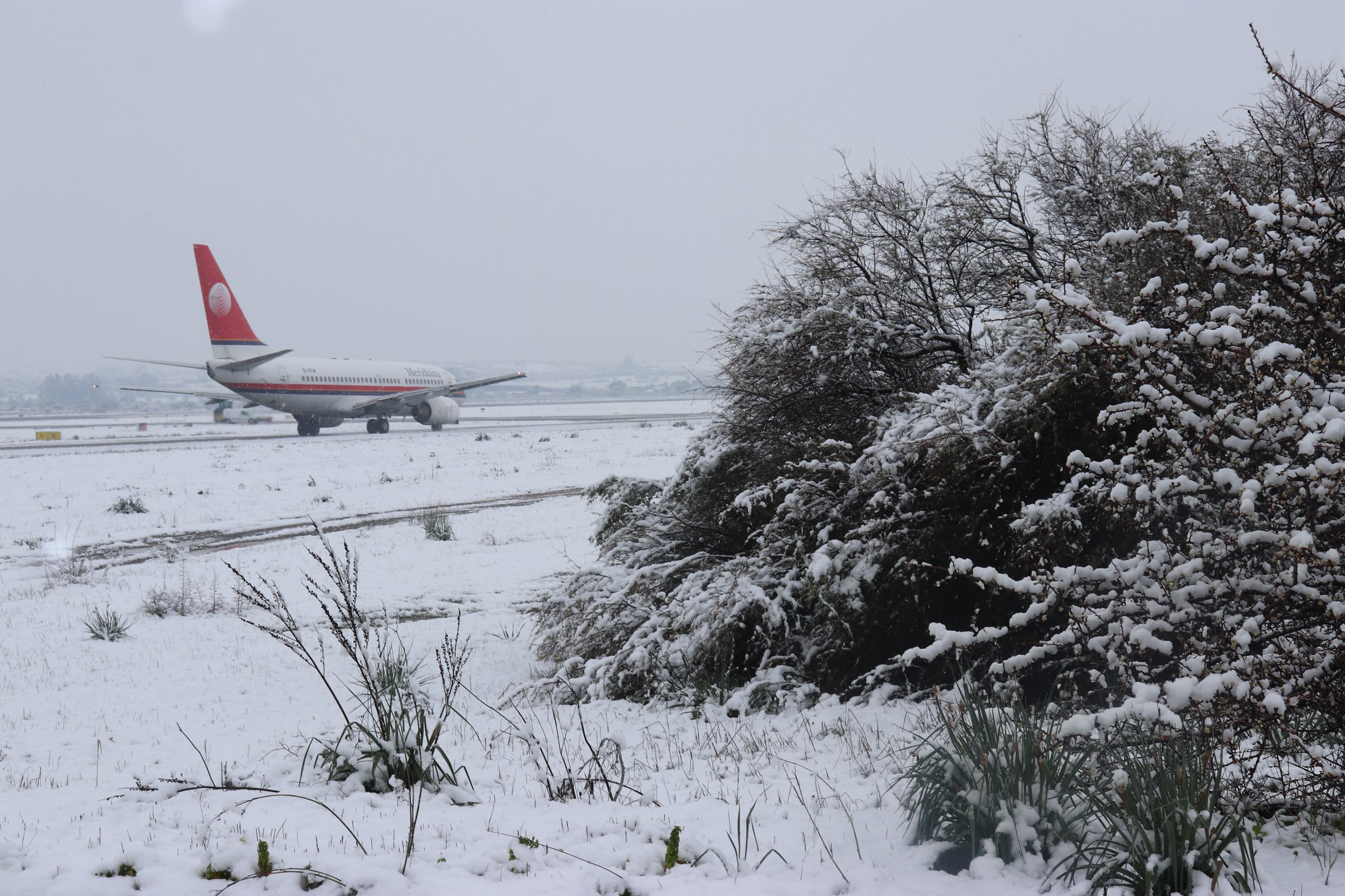 olbia aeroporto costa smeralda neve meteo maltempo