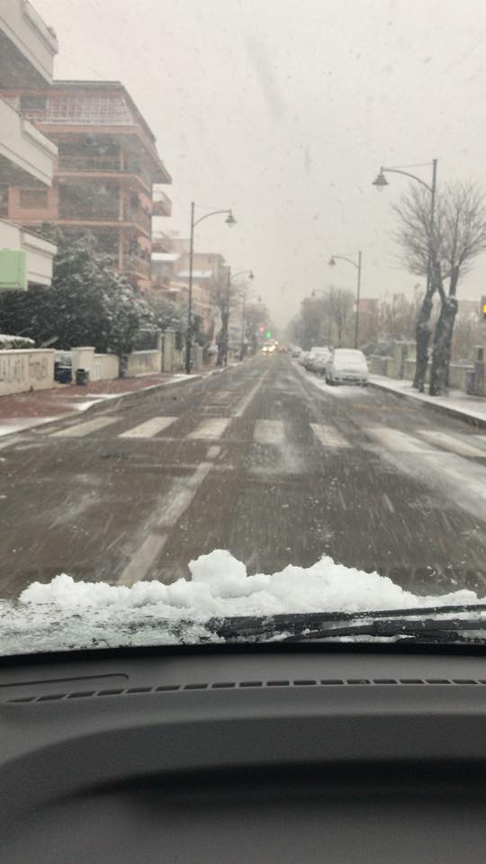 olbia corso vittorio veneto neve