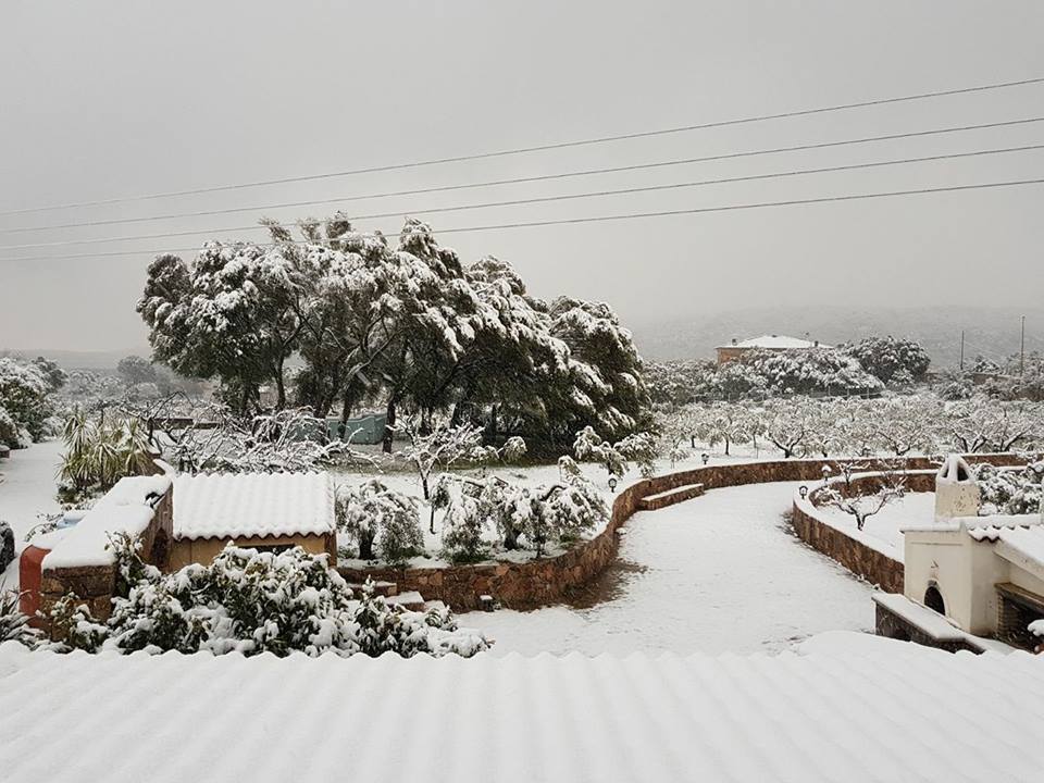 olbia cugnana neve meteo