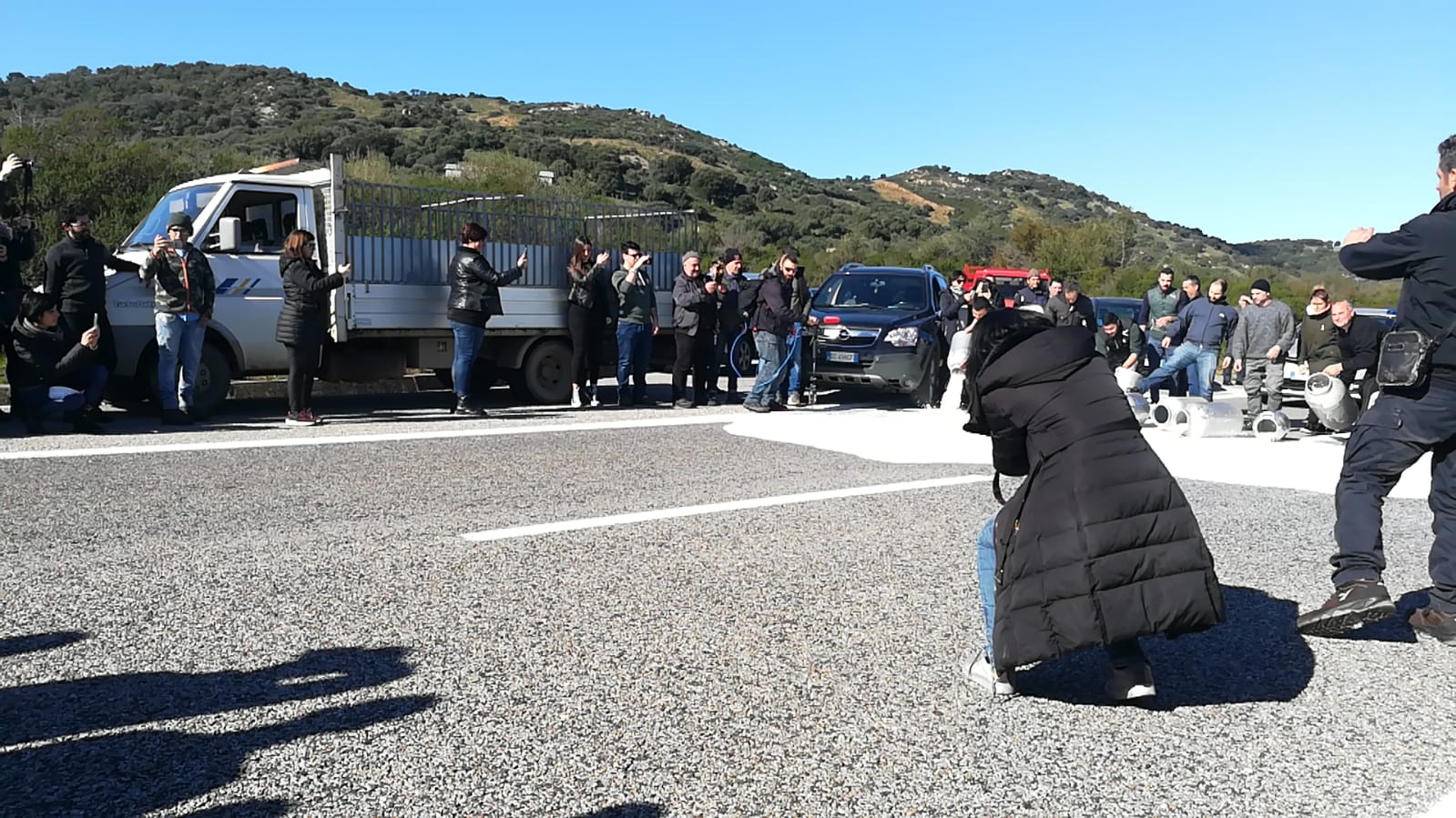 protesta pastori olbia trudda prezzo del latte sardegna6