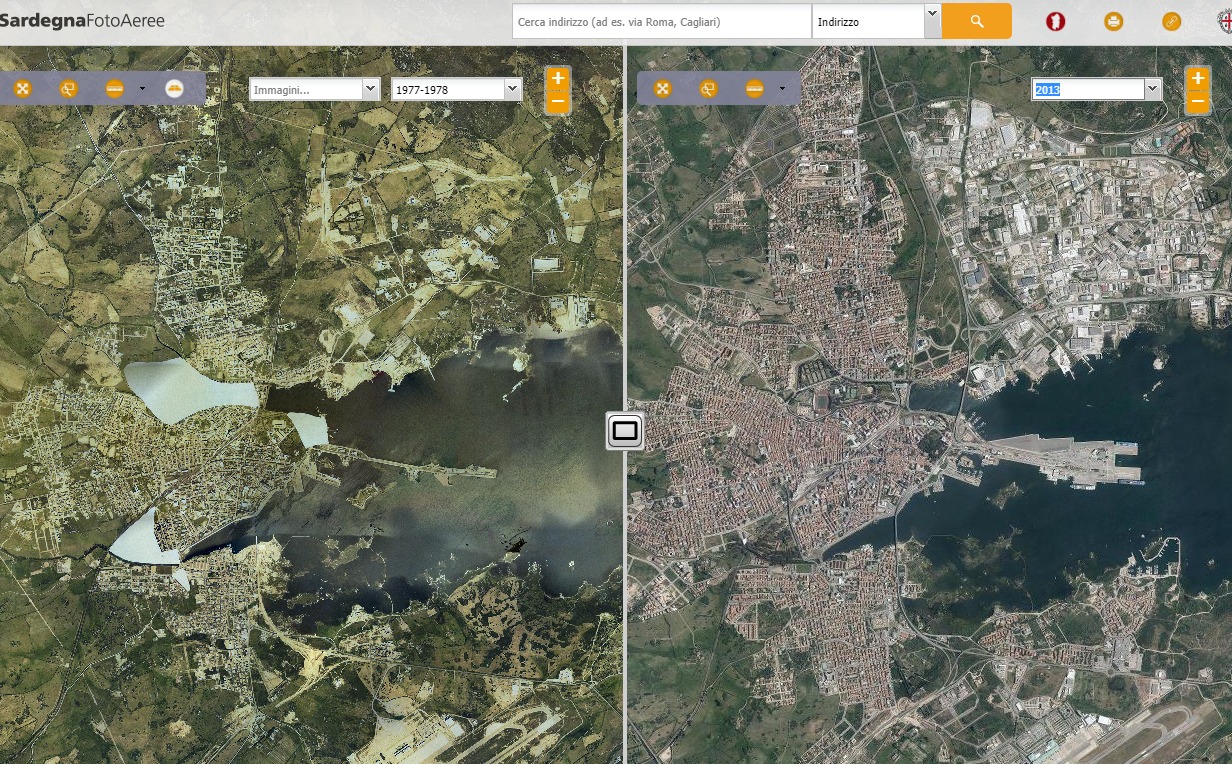 olbia foto aeree confronto