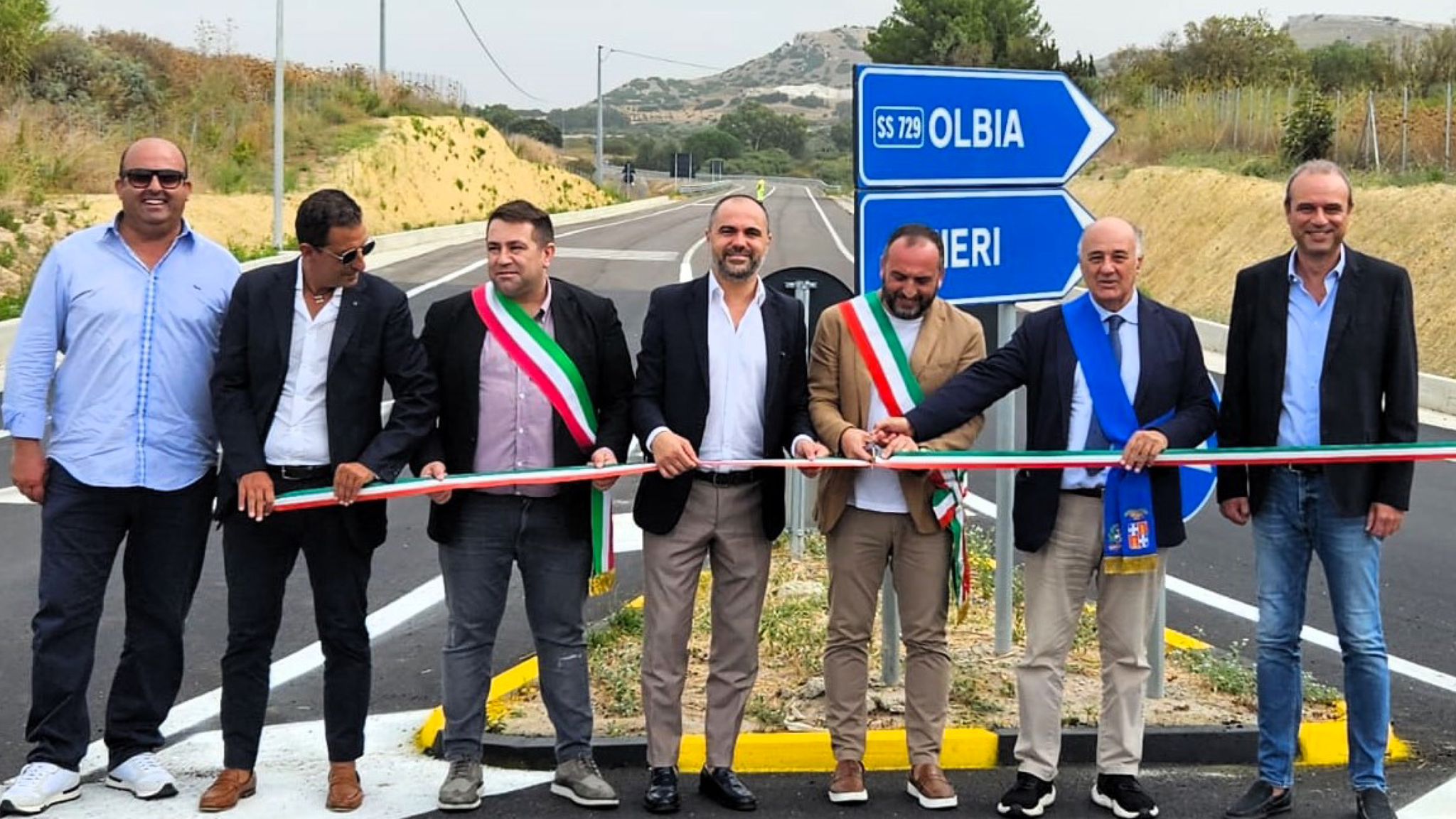 Nord Sardegna: inaugurata la circonvallazione che si collega alla Sassari-Olbia