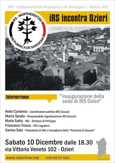 Inaugurazione Centro di Attività iRS Logudoro e Sede Ufficiale