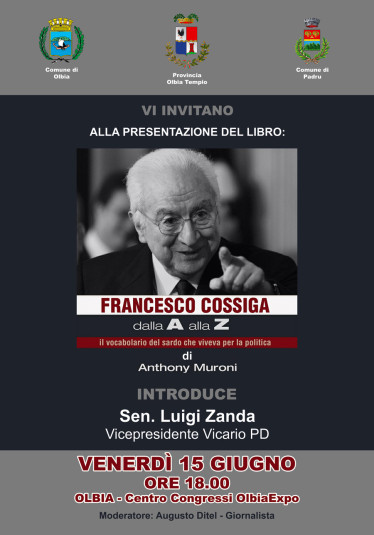 Presentazione libro del giornalista Anthony Muroni 