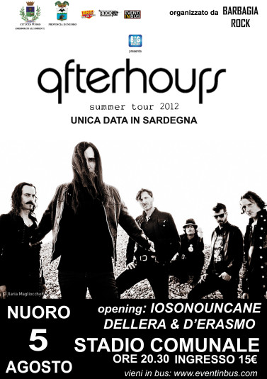 Concerto Afterhours a Nuoro: unica data in Sardegna