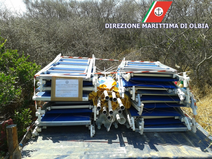 Mare sicuro 2012: occupazione abusiva in località 