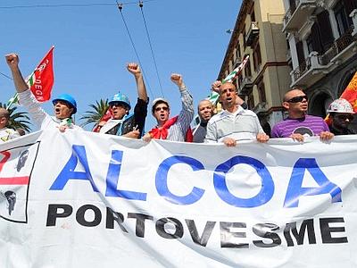 Alcoa: 56 lavoratori a Roma per chiedere salvataggio dello stabilimento