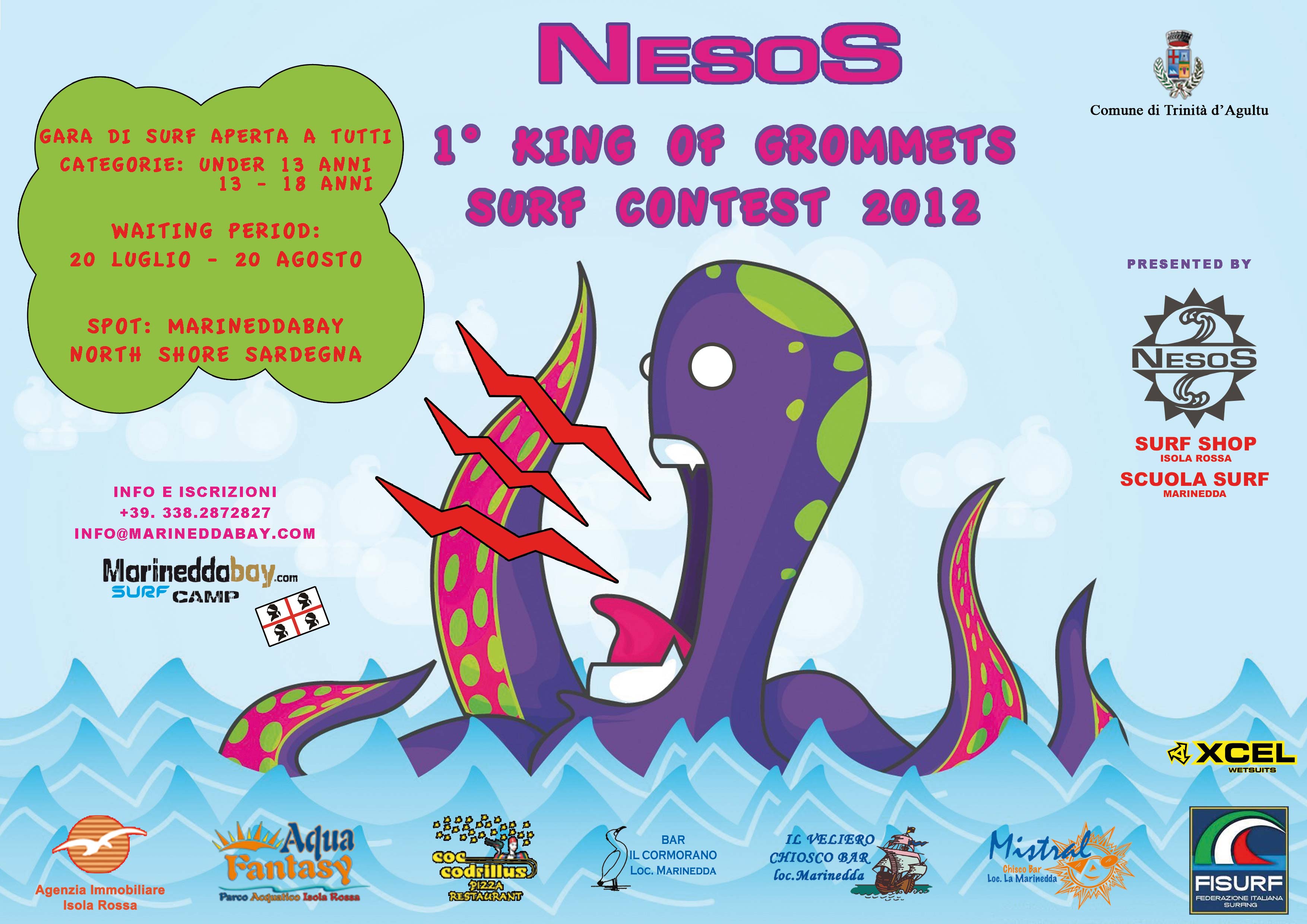 Surf: Semaforo verde per il Nesos king of the grommets surf contest