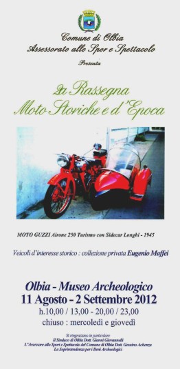 Mostra di moto d'epoca al Museo di Olbia