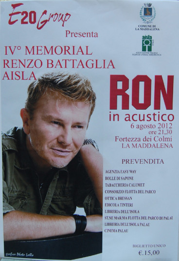Concerto di Ron a La Maddalena