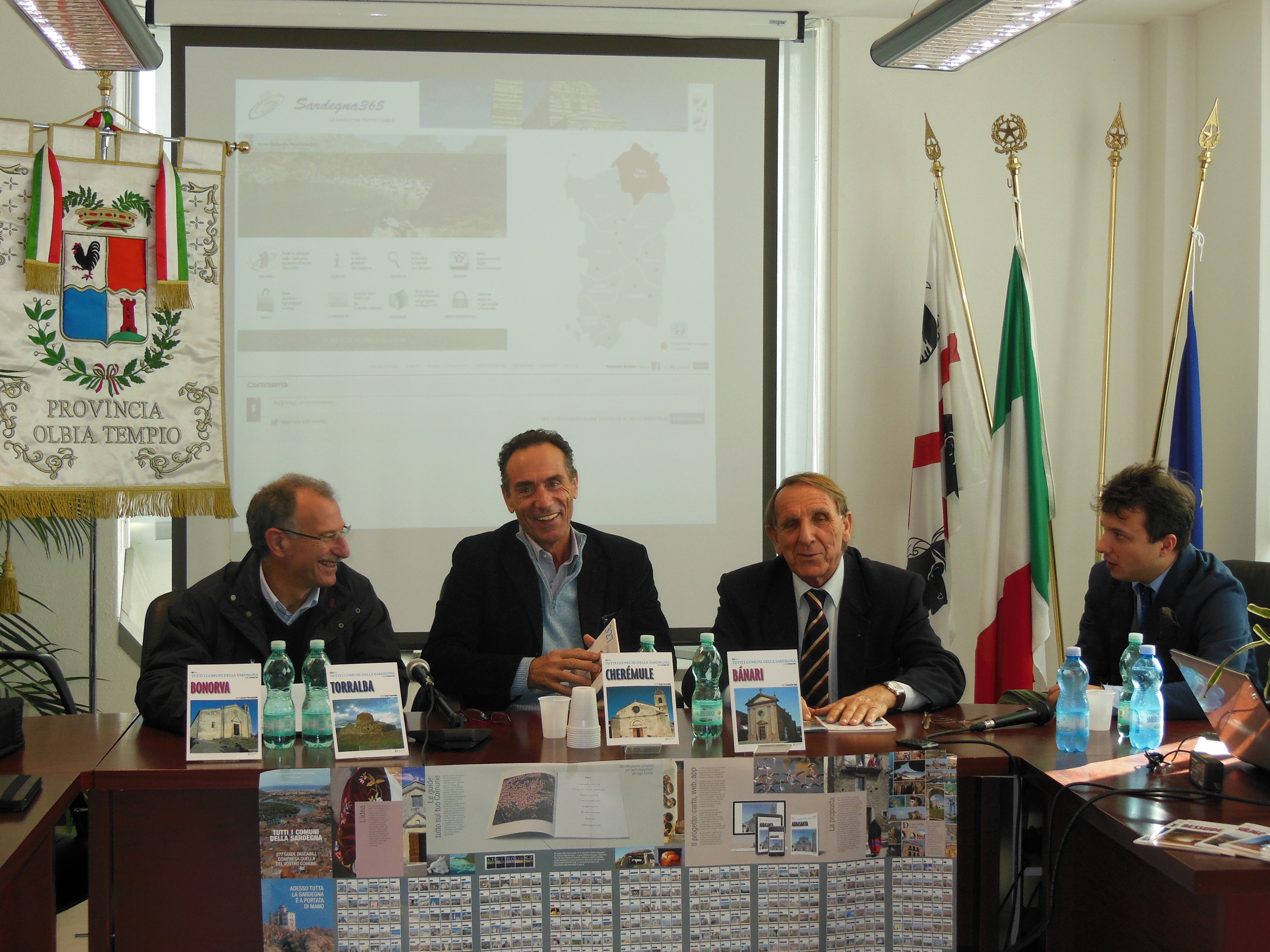 Presentato in Provincia il progetto delle Guide dei Comuni della Sardegna di Carlo Delfino Editore