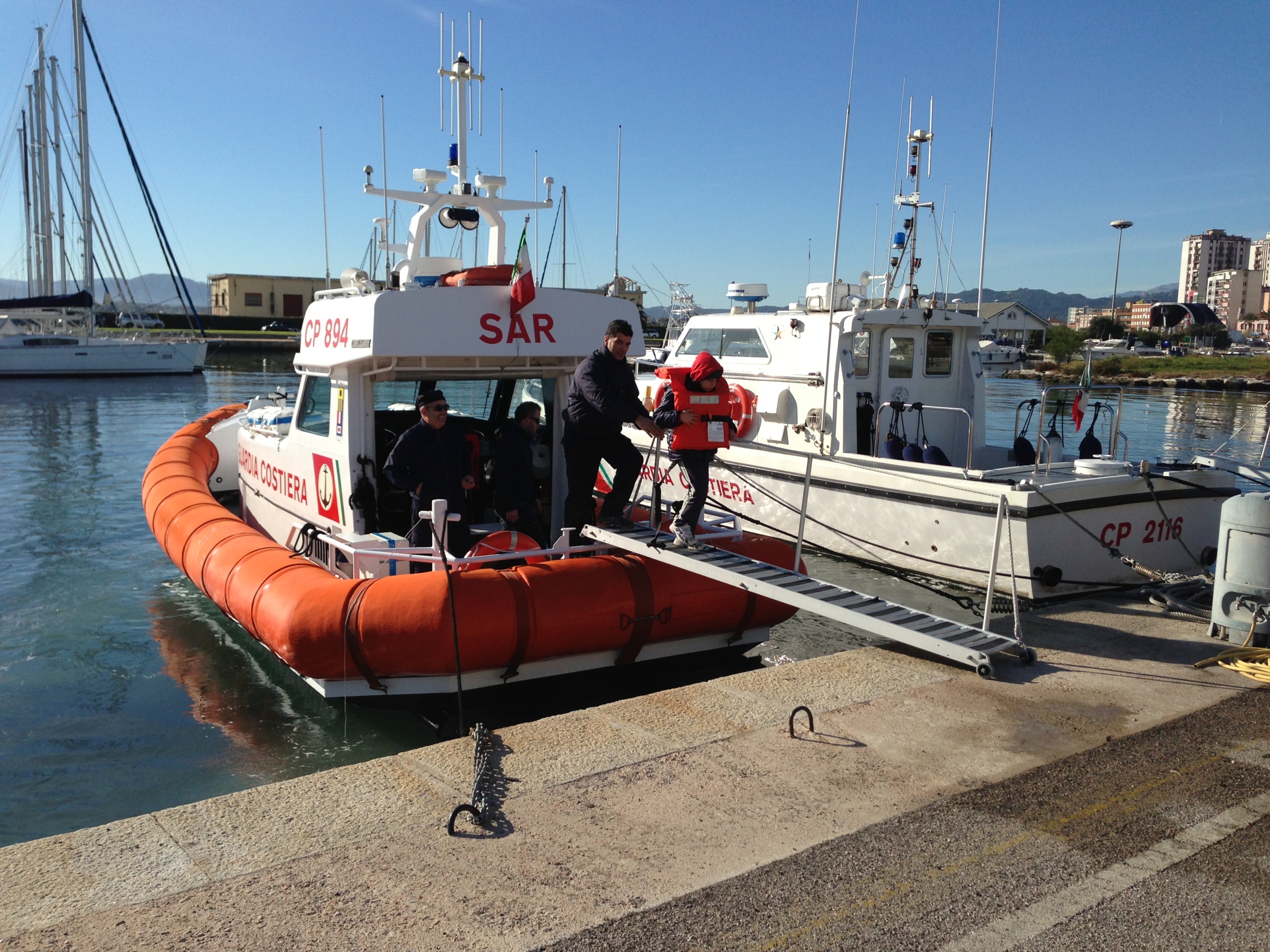 Capitaneria di porto di Olbia: soccorso bambino a bordo di un natante