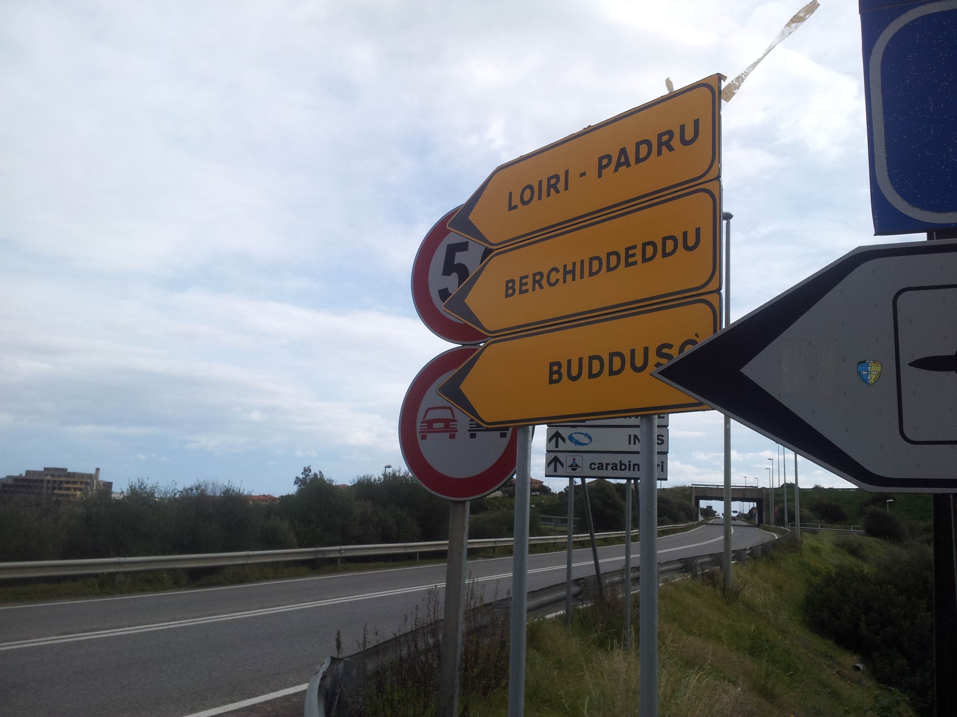 Sardegna. 13milioni per la segnaletica stradale