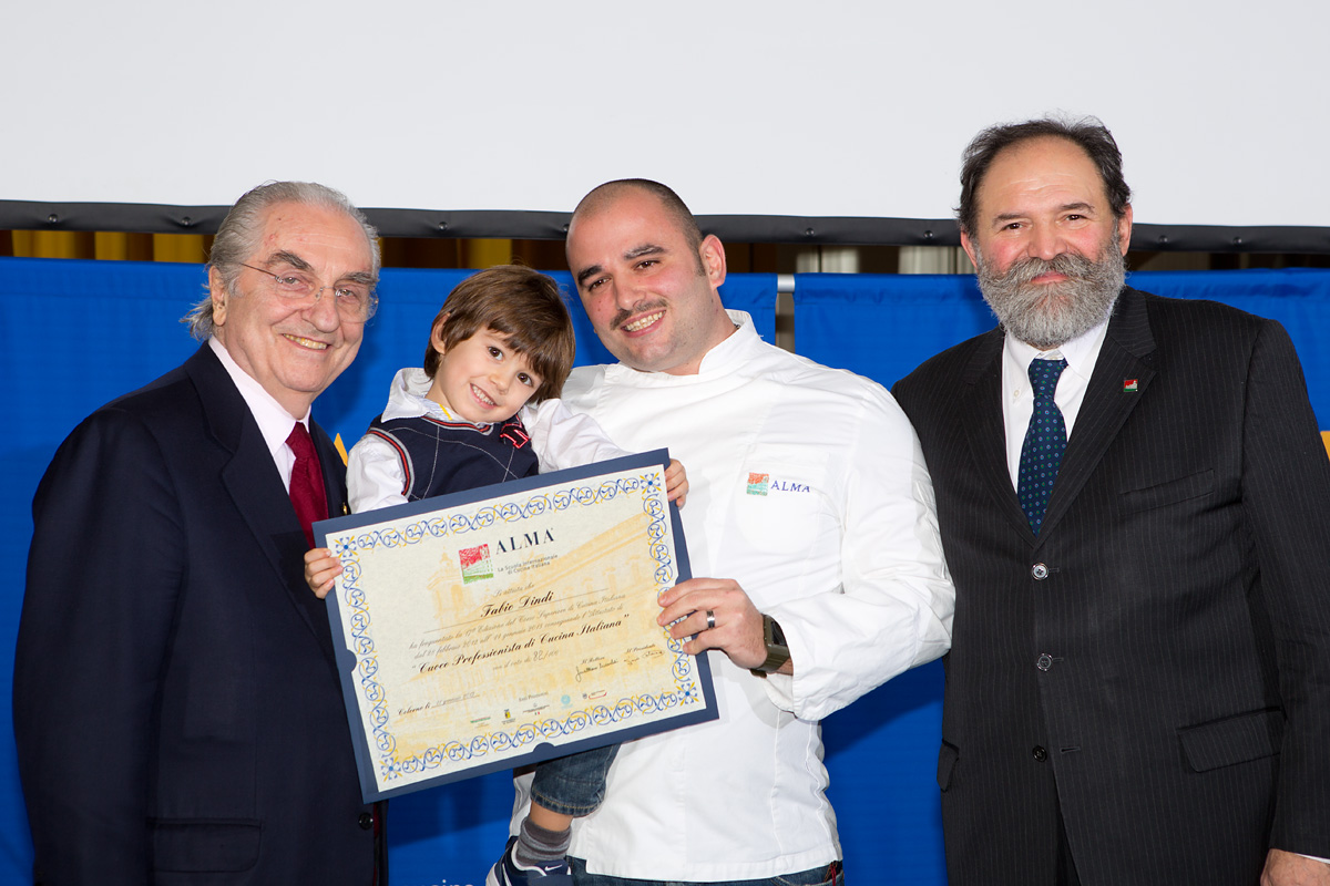 L'olbiese Fabio Dindi cuoco Professionista di Cucina Italiana