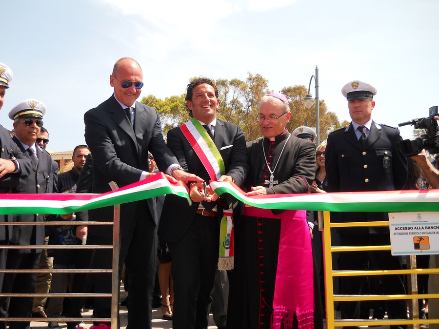 Golfo Aranci, giornata storica. Inaugurato il Lungomare.