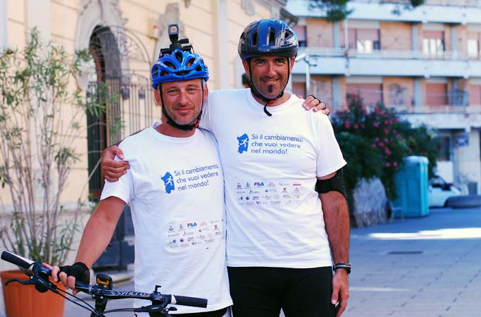 Giro della Sardegna in Pattini, questa mattina tappa ad Olbia