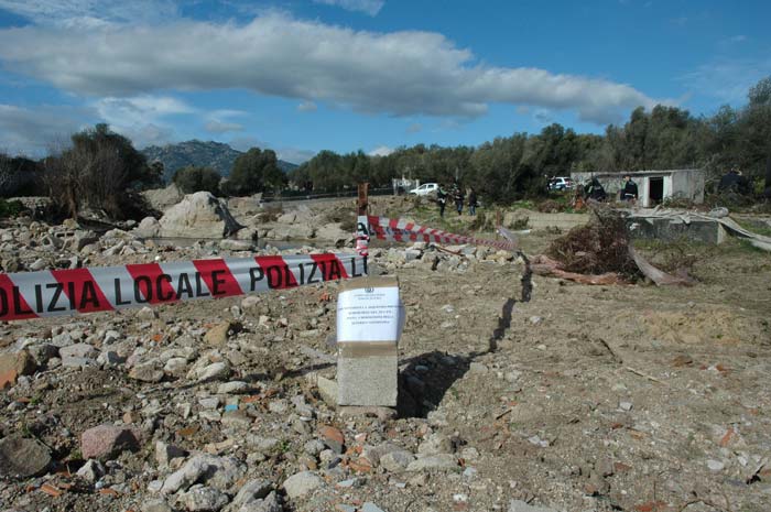 Alluvione. Olbia, doppio sequestro in via Siligheddu accanto al fiume