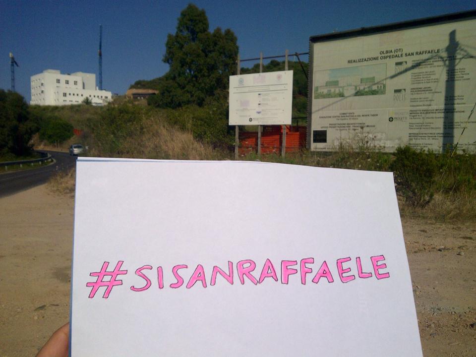 Olbia, internet si mobilita: spunta l'hashtag #sisanraffaele