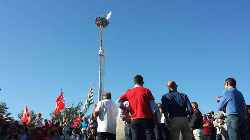 Vertenza Meridiana, Olbia diserta la mobilitazione