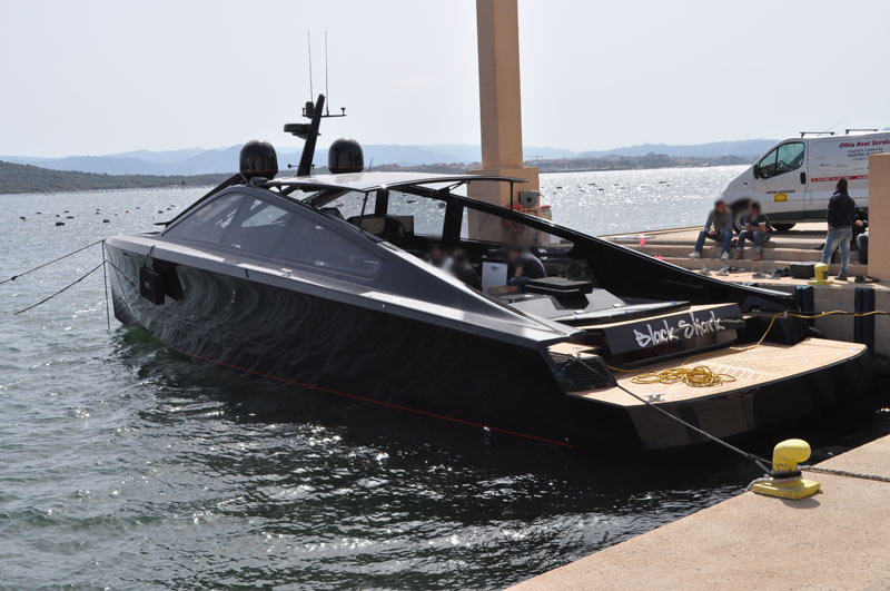 Nautica olbiese al top: ecco il Black Shark della Maori Yacht