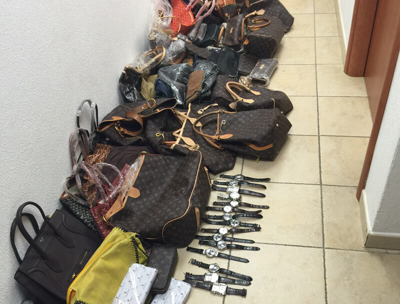 Porto Rotondo: sequestrata ingente quantità di merce contraffatta