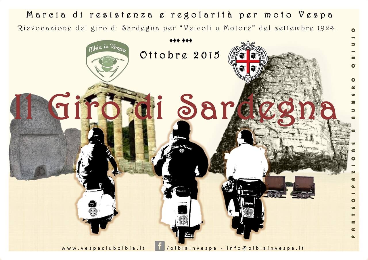 Tutto pronto per il Giro di Sardegna in Vespa!