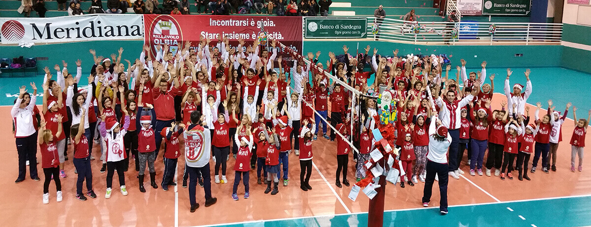 PALLAVOLO OLBIA: FESTA DI NATALE 2015 - VIDEO 
