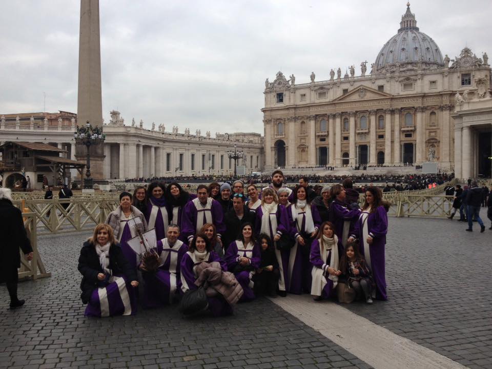 ** Video ** Il Coro di Telti canta davanti al Papa!