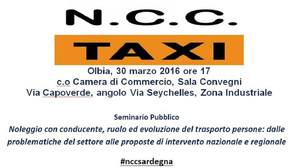 NCC Sardegna: settore devastato dall'abusivismo
