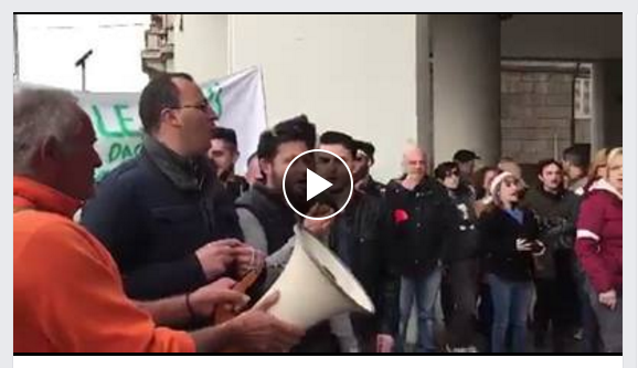 *Video* Scandalo Naspi: i galluresi guidano la protesta