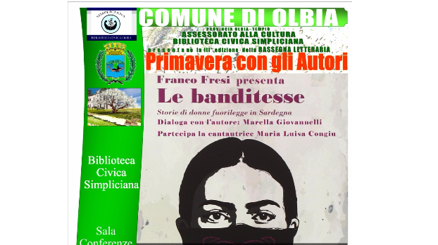 Olbia: Franco Fresi presenta “Le banditesse”, storie di donne fuorilegge