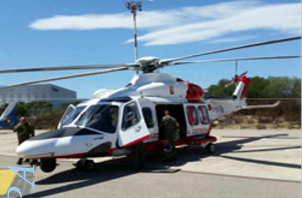 Olbia: un elicottero a sostegno della Guardia Costiera