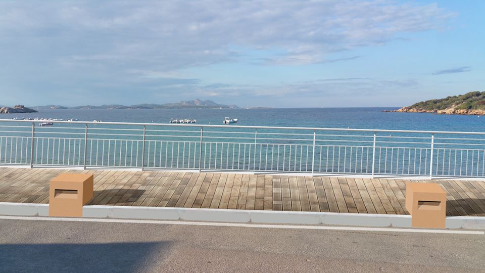 Baia Sardinia: lungomare pronto a Primavera