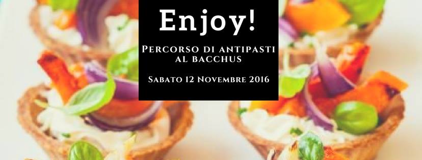 Questo Sabato da Bacchus Ristorante: Enjoy! La cena con degustazione autunnale.