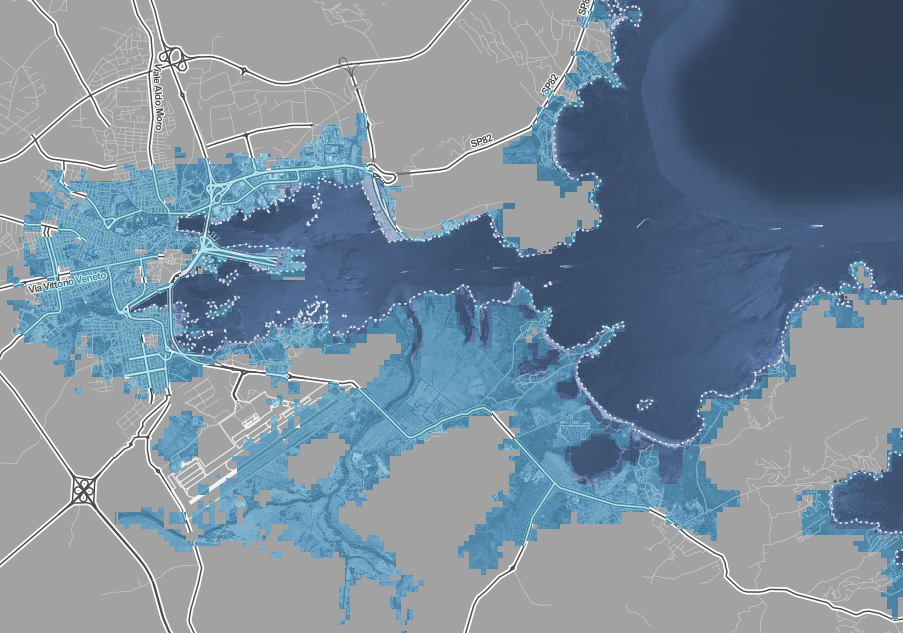 Clima: Olbia e le coste Sarde verranno sommerse nei prossimi decenni.