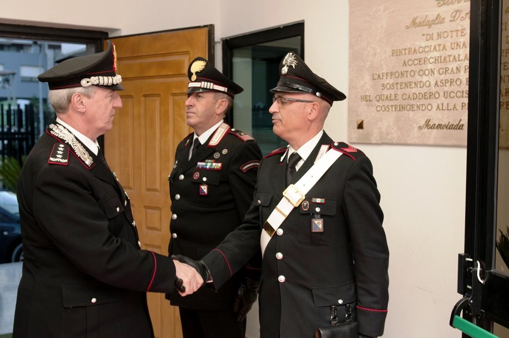 Carabinieri: il Comandante interregionale in visita nel Nord Sardegna