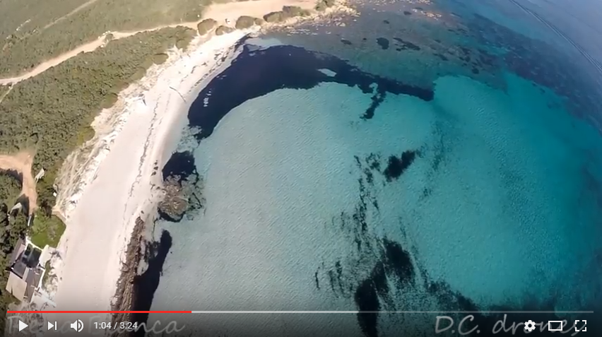 ** VIDEO ** La spiaggia della Rena Bianca vista dal drone 