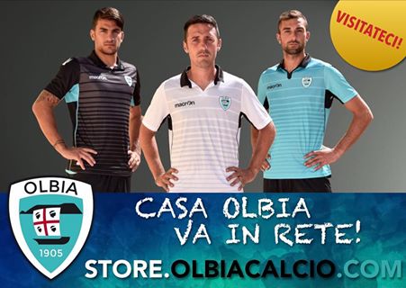 Olbia Calcio: nasce lo store online
