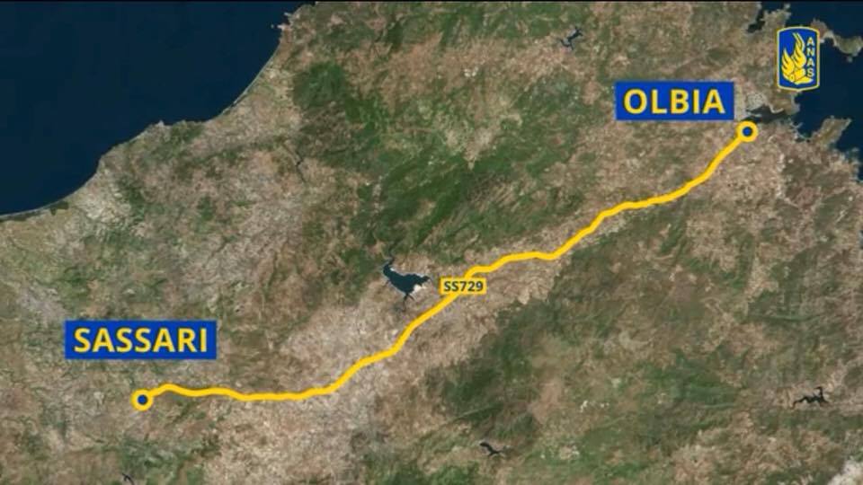 *Video Anas* Nuova Sassari-Olbia: altri tre km aperti al traffico